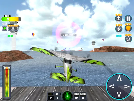 Capturas de tela do Airplane Pilot Simulator Games iPad 
