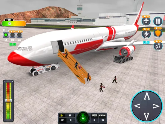 Capturas de tela do Airplane Pilot Simulator Games iPad 