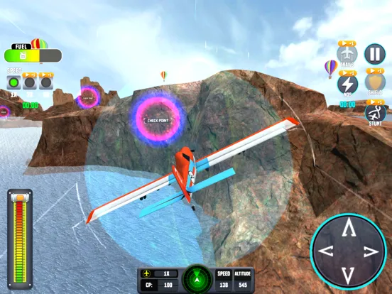 Capturas de tela do Airplane Pilot Simulator Games iPad 