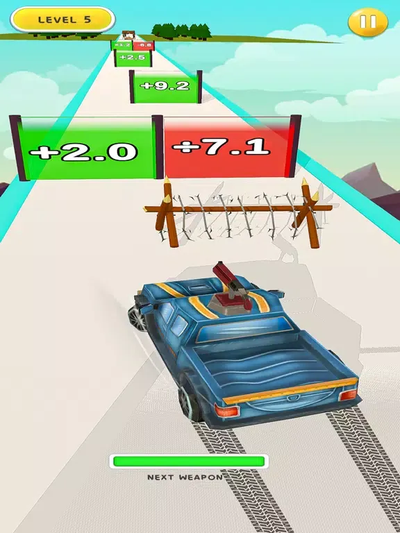 Zombie Shooter Car Game 3D iPad  स्क्रीनशॉट
