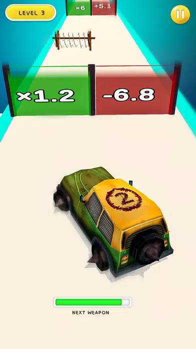Zombie Shooter Car Game 3D स्क्रीनशॉट