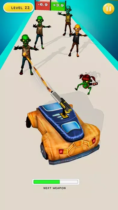 Zombie Shooter Car Game 3D स्क्रीनशॉट