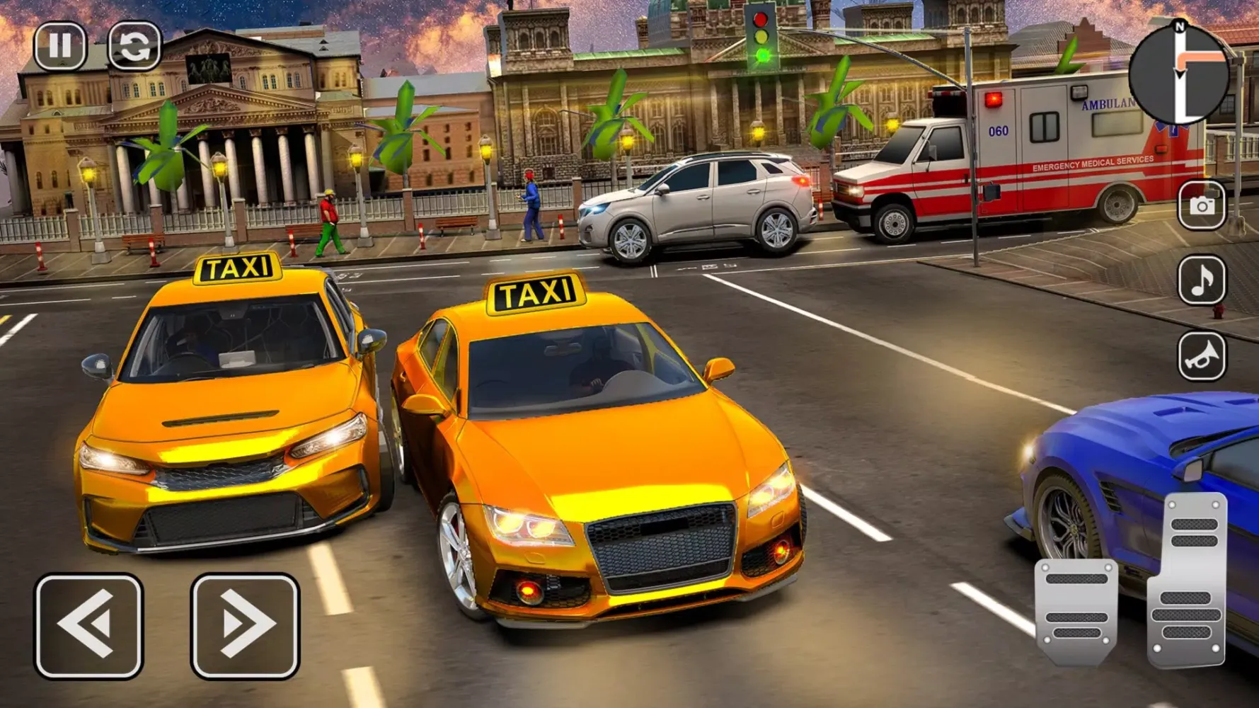 Zrzuty ekranu Taxi Games: Taxi Driving Games
