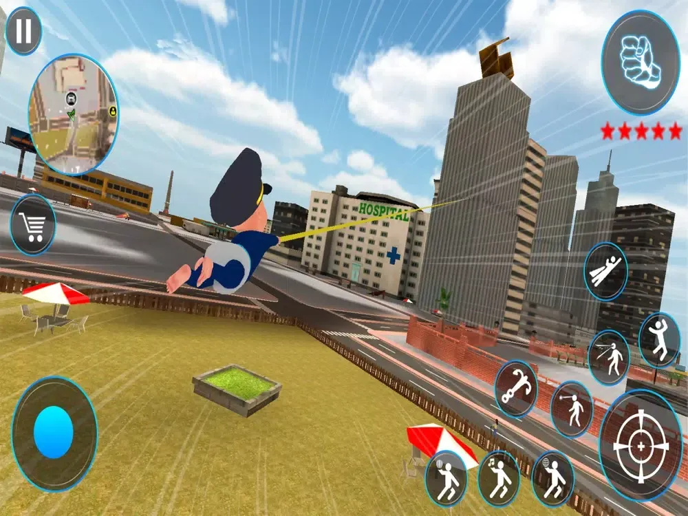 Captures d'écran de Baby Police Rope Hero iPad 