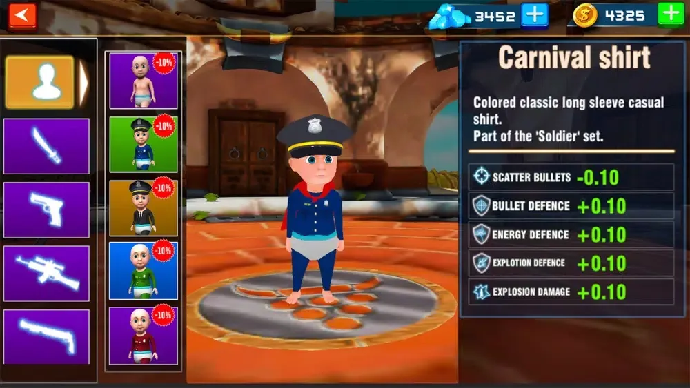 Captures d'écran de Baby Police Rope Hero
