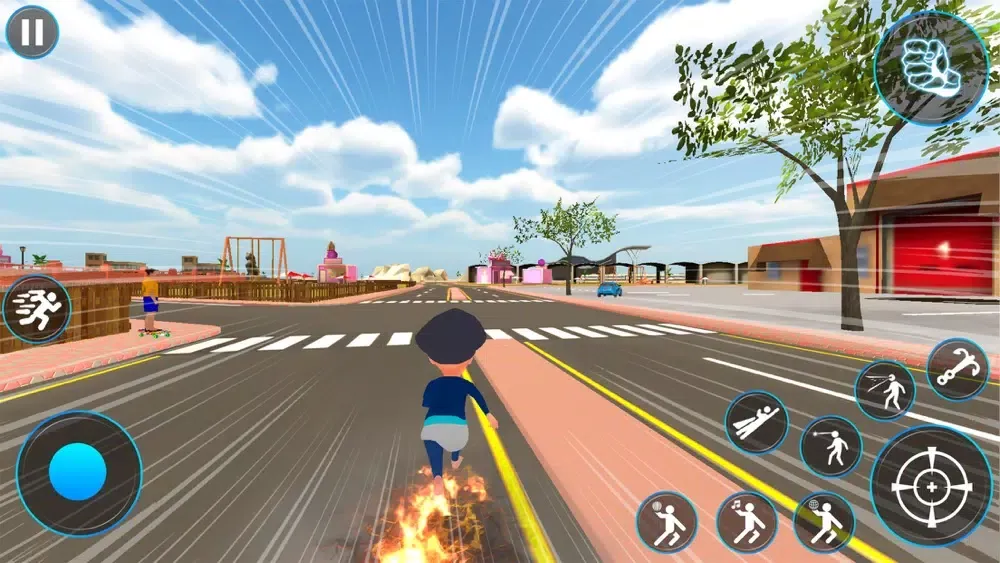 Captures d'écran de Baby Police Rope Hero