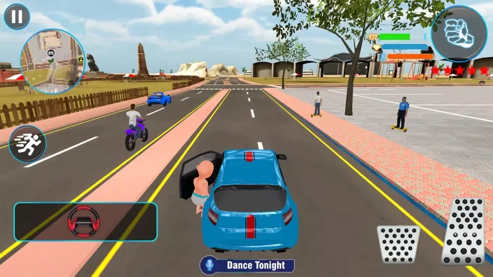 Captures d'écran de Baby Police Rope Hero