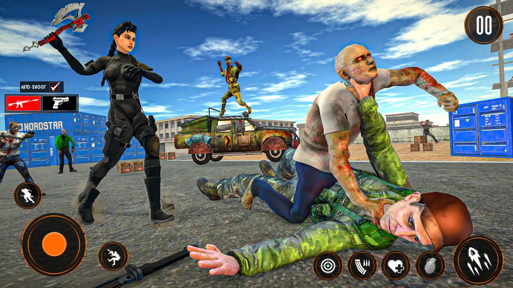Zombie War 3D: Zombie Games Screenshots