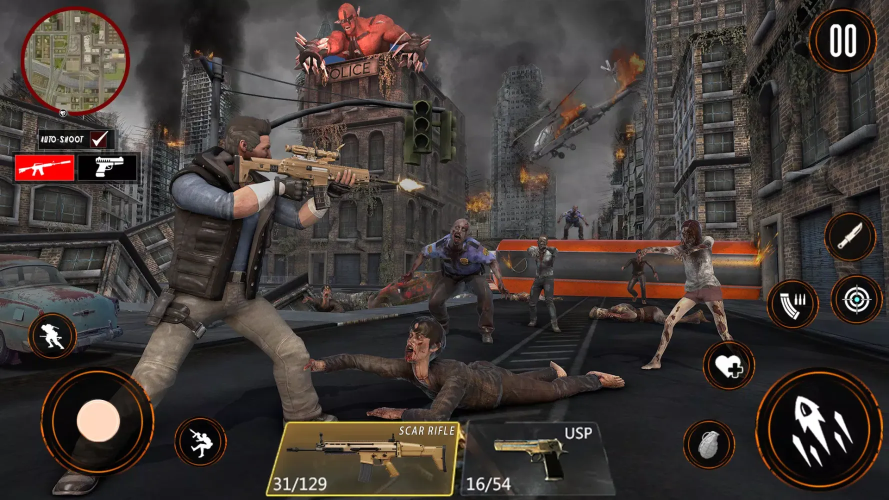 Zombie War 3D: Zombie Games Screenshots