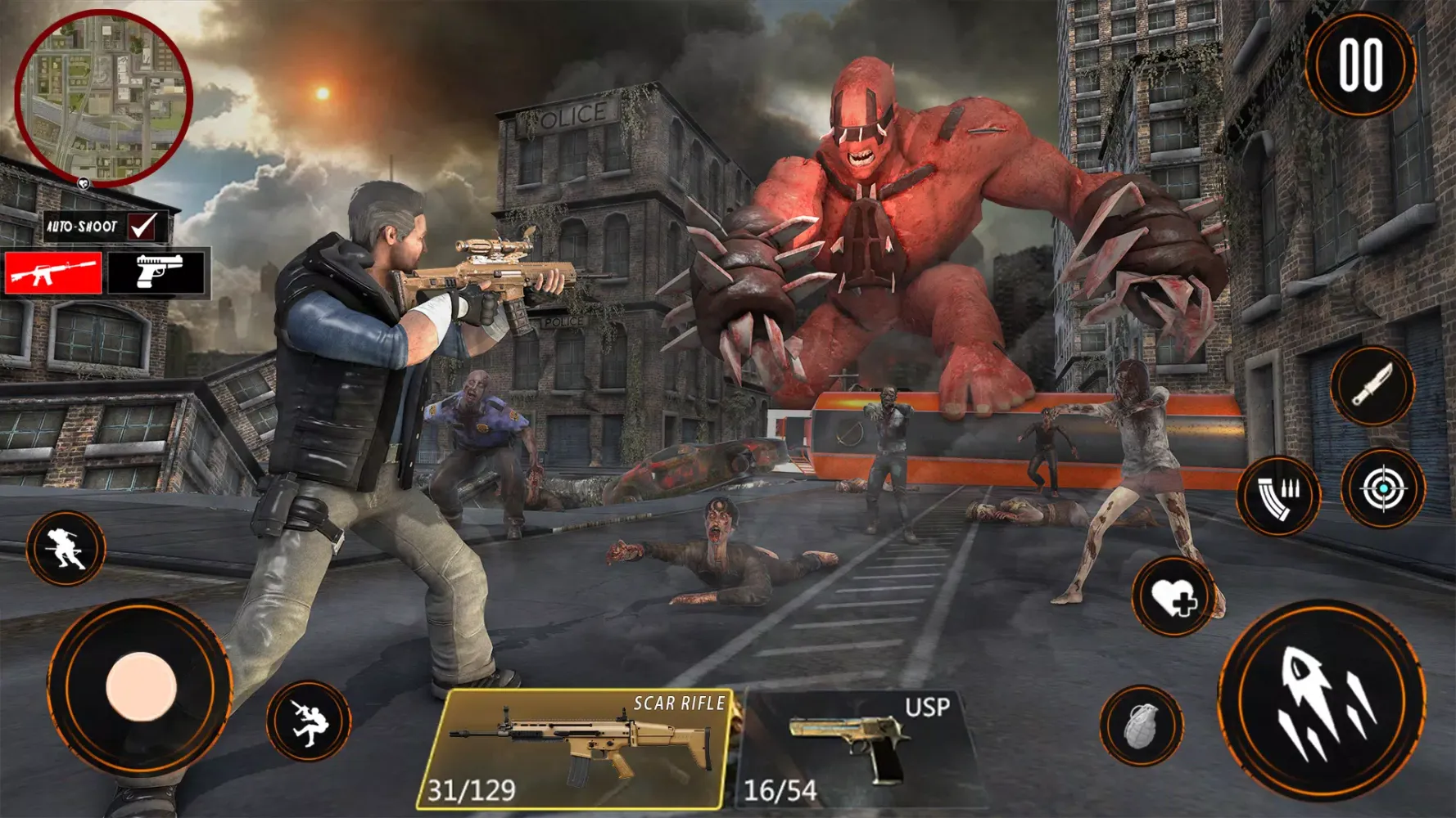 Zombie War 3D: Zombie Games Screenshots