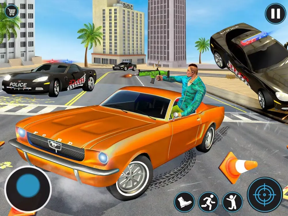 Real Gangster Crime City Game iPad 应用截图