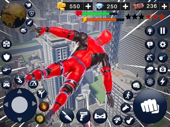 Incredible Flying Spider Hero iPad  Ekran Görüntüleri