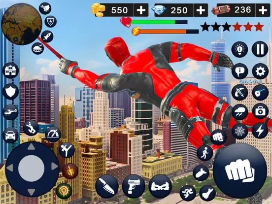 Incredible Flying Spider Hero iPad  Ekran Görüntüleri