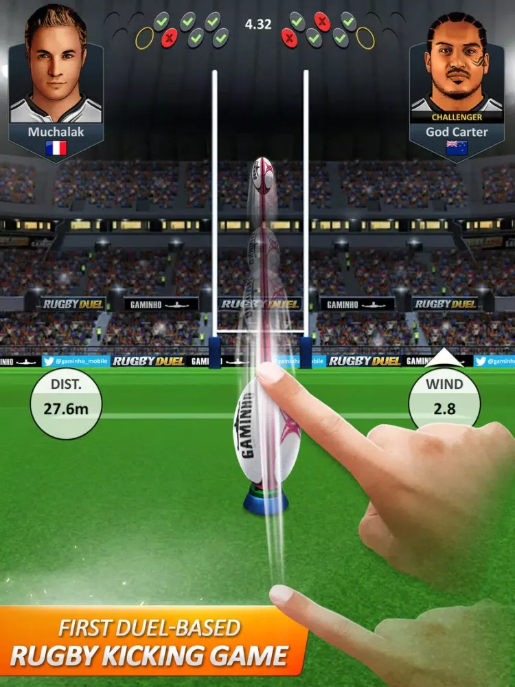 Rugby Duel iPad  Screenshots