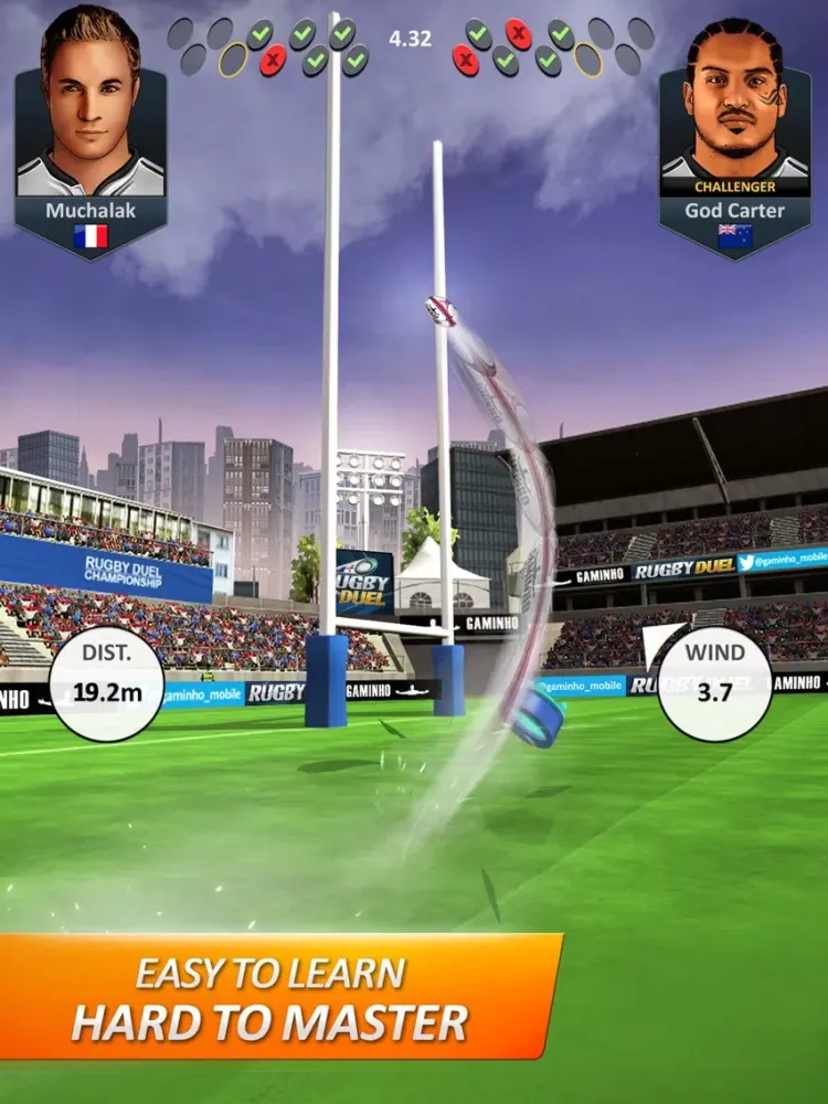 Rugby Duel iPad  Screenshots