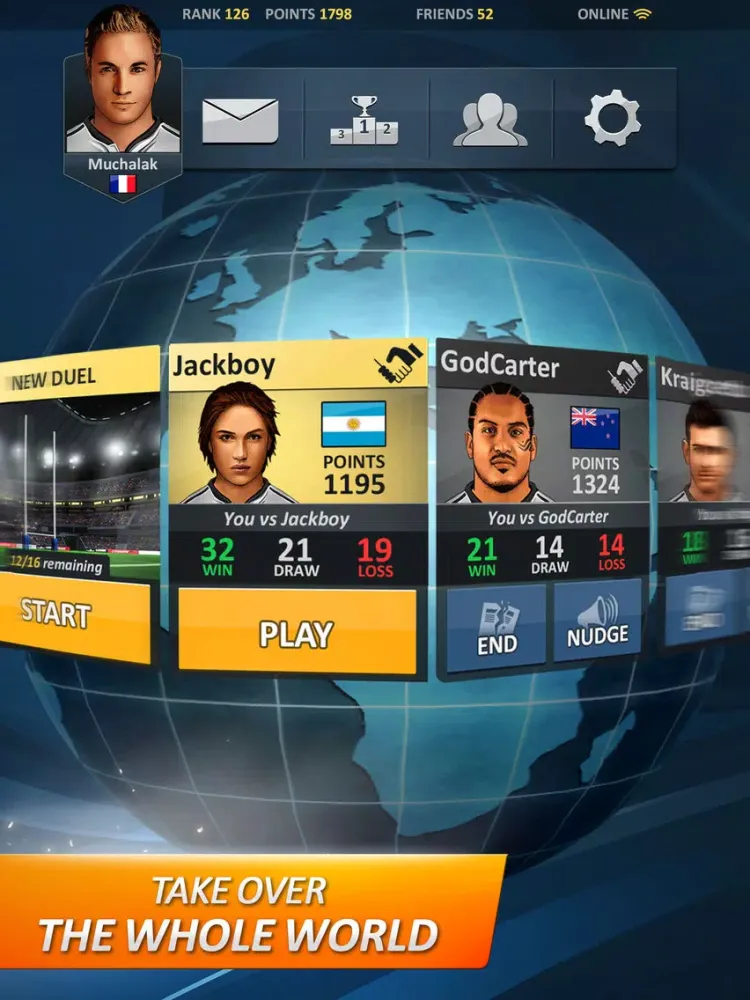 Rugby Duel iPad  Screenshots