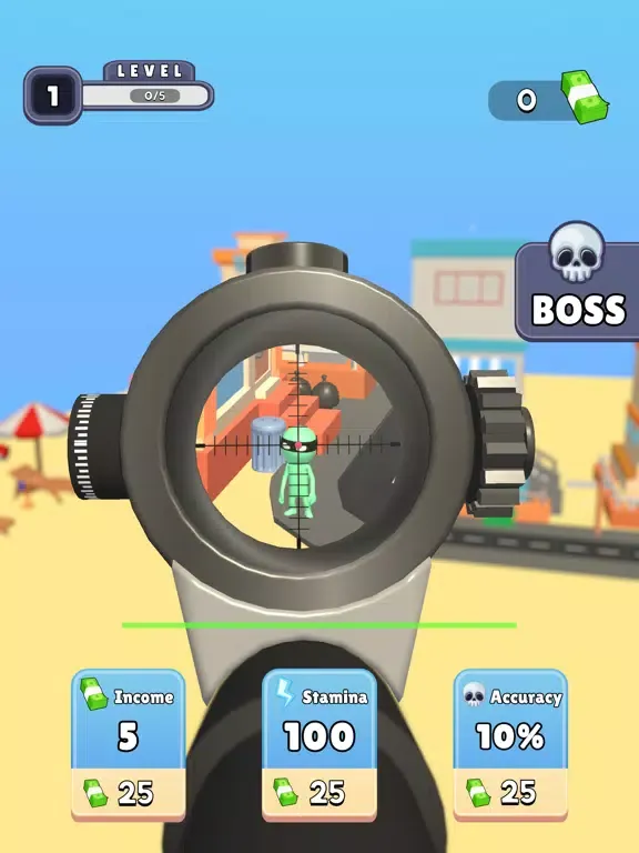 Captures d'écran de Idle Sniper iPad 