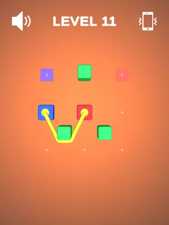 Tangkapan skrin Linked Cubes iPad 