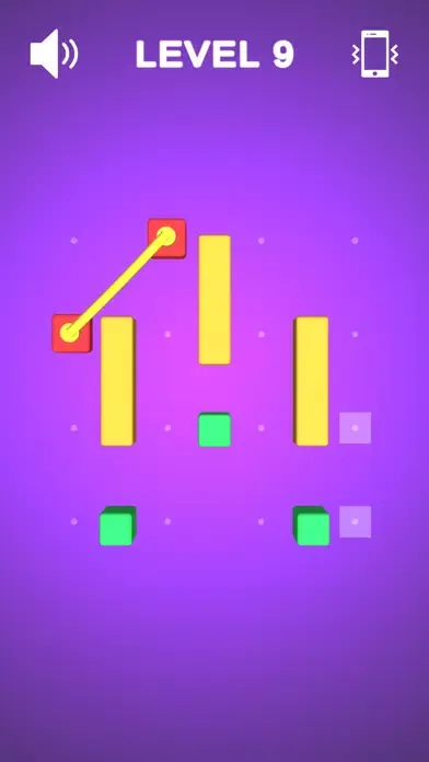 Tangkapan skrin Linked Cubes