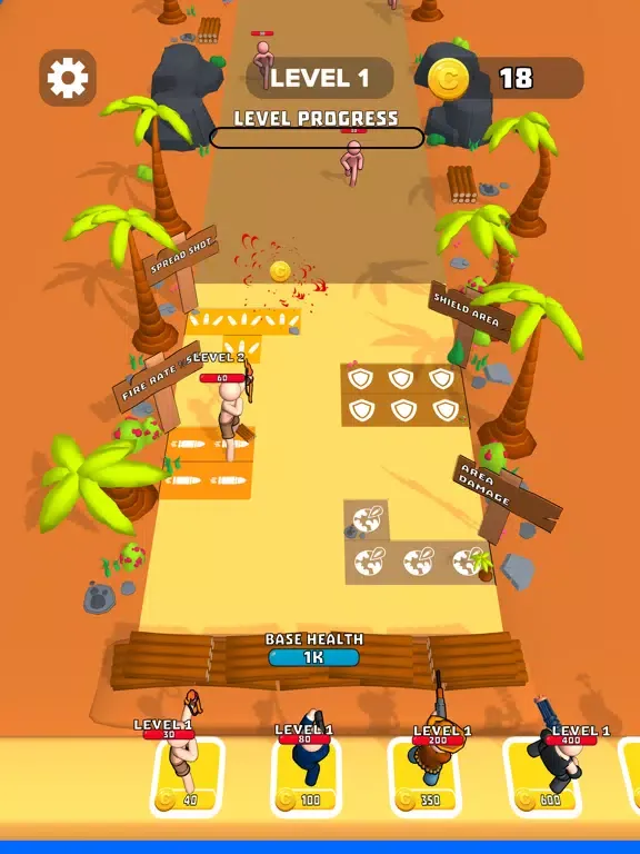 Tangkapan skrin Archer War! iPad 