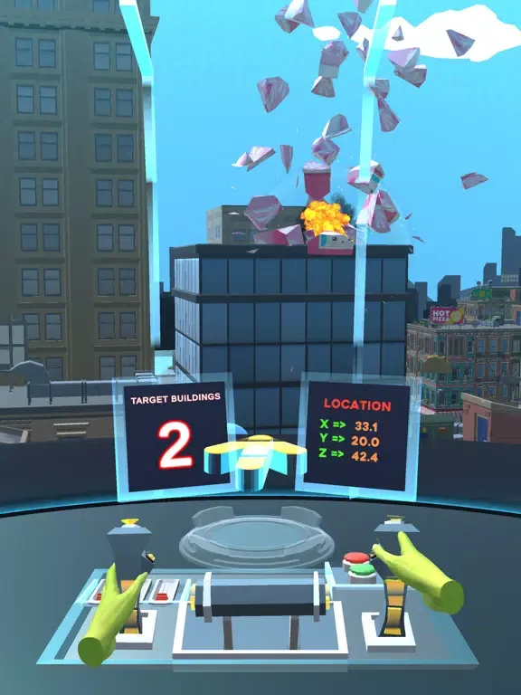 Tangkapan skrin UFO Rush 3D iPad 