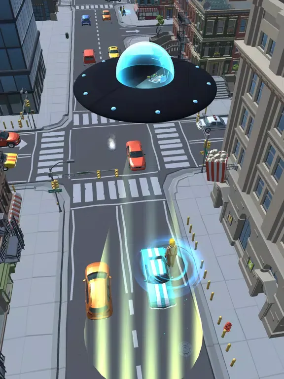 Tangkapan skrin UFO Rush 3D iPad 