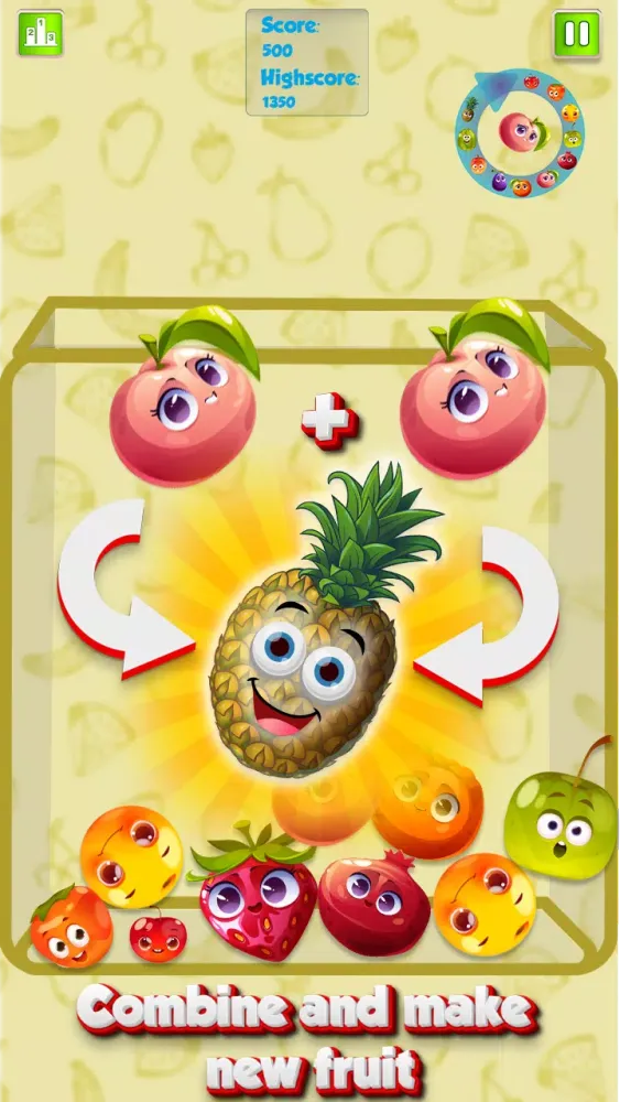 Fruit Drop - Watermelon Merge स्क्रीनशॉट