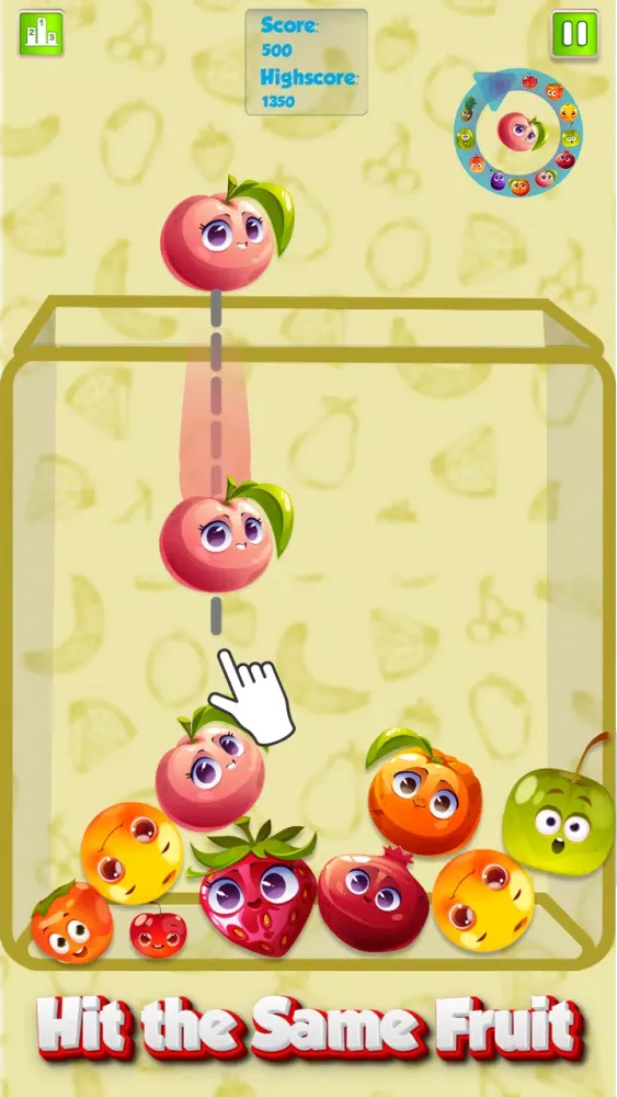 Fruit Drop - Watermelon Merge स्क्रीनशॉट