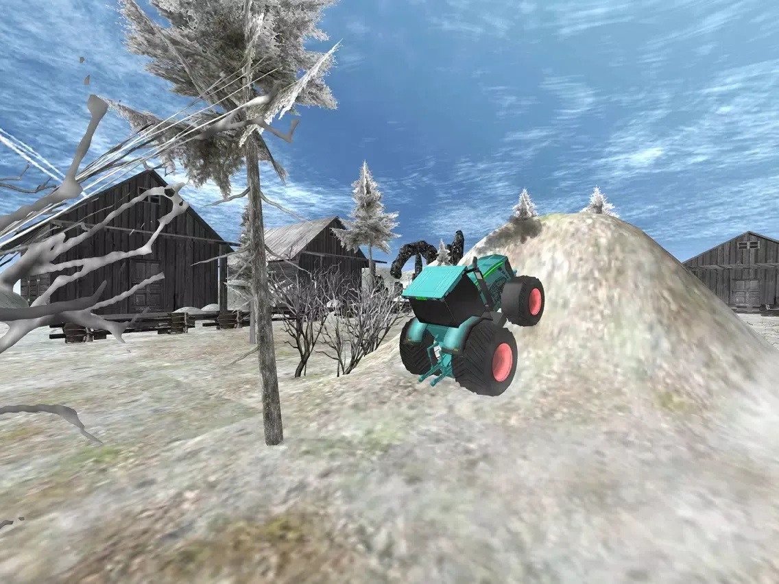 Offroad Snow Tractor Simulator iPad  سکرین شاٹس