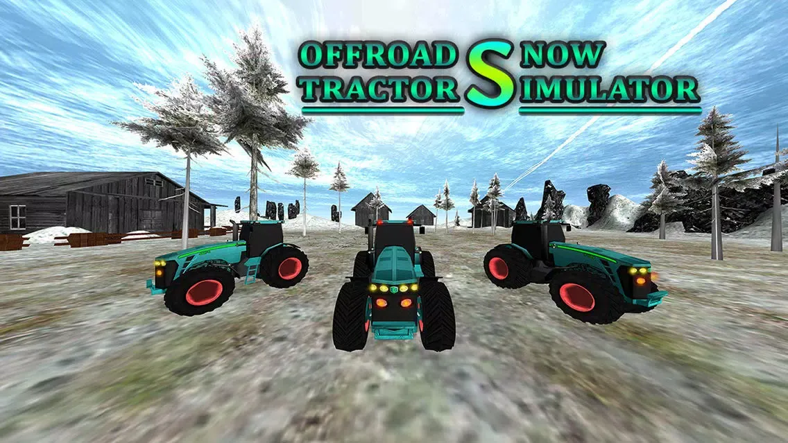 Offroad Snow Tractor Simulator سکرین شاٹس