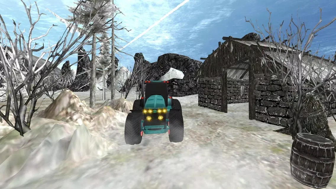 Offroad Snow Tractor Simulator سکرین شاٹس