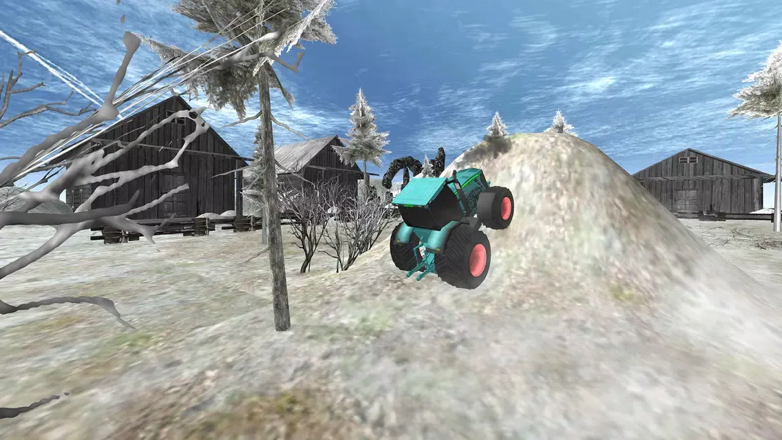 Offroad Snow Tractor Simulator سکرین شاٹس