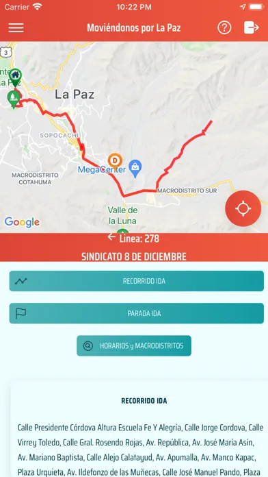 Moviéndonos por La Paz スクリーンショット