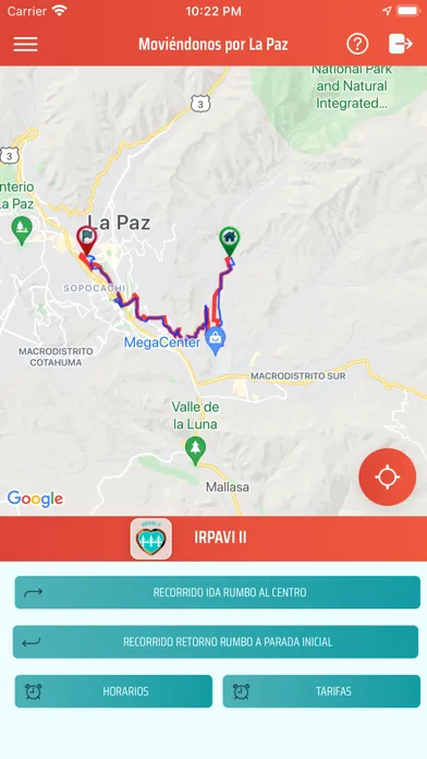 Moviéndonos por La Paz スクリーンショット