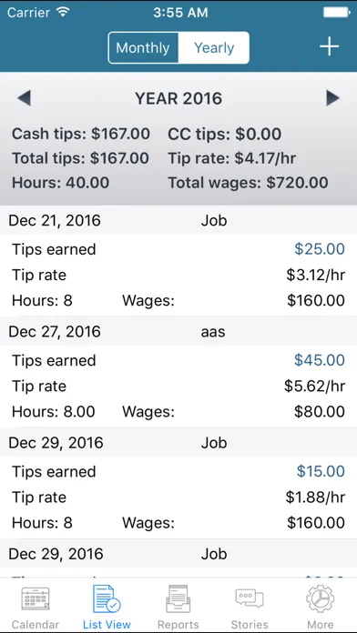 Tip Box - Log and manage your tips স্ক্রিনশট