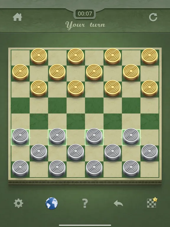 Ảnh chụp màn hình của Checkers Royal iPad 