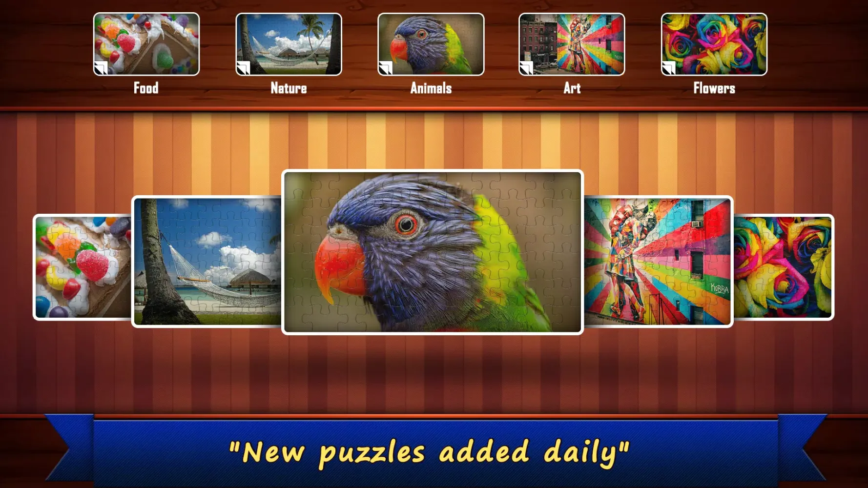 Capturas de tela do Jigsaw Puzzle