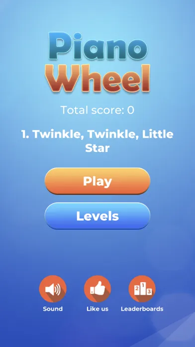 Capturas de tela do Piano Wheel