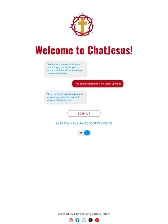ChatJesus by EKB iPad  स्क्रीनशॉट