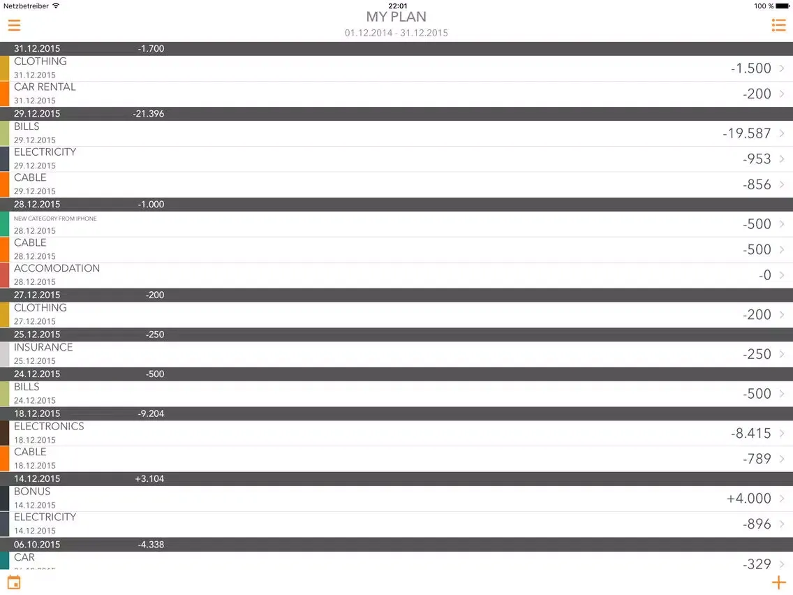 My Money - Track Your Budget and Expenses iPad  Screenshots
