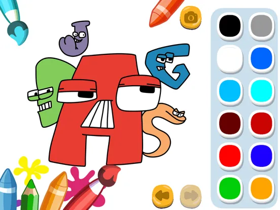 Magic Alphabet Coloring Book iPad  স্ক্রিনশট