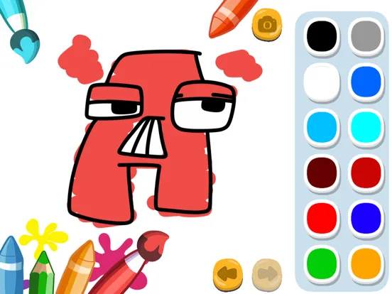 Magic Alphabet Coloring Book iPad  স্ক্রিনশট