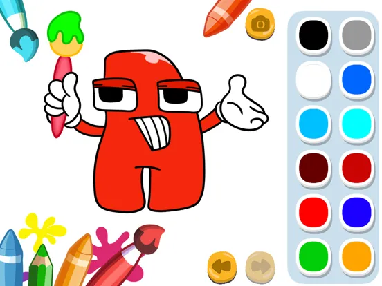 Magic Alphabet Coloring Book iPad  স্ক্রিনশট
