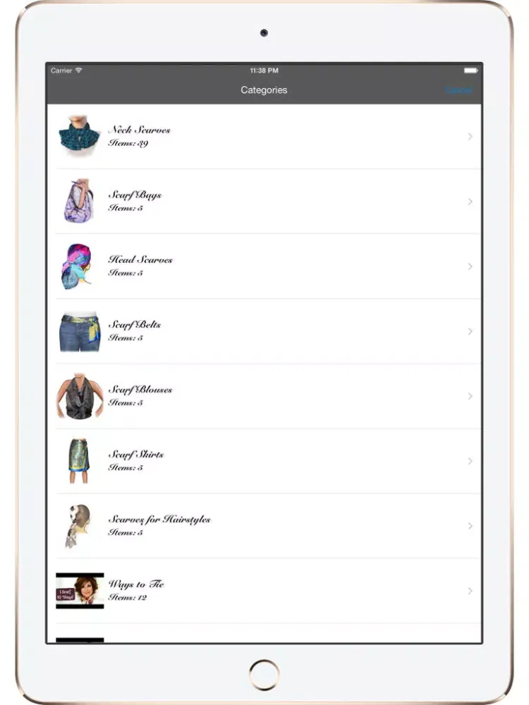 صور How To Tie Scarf iPad 