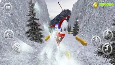 Tangkapan skrin Snow Skiing Adventure 3D
