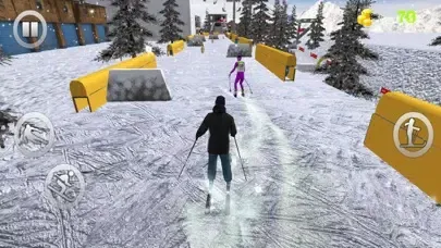 Tangkapan skrin Snow Skiing Adventure 3D