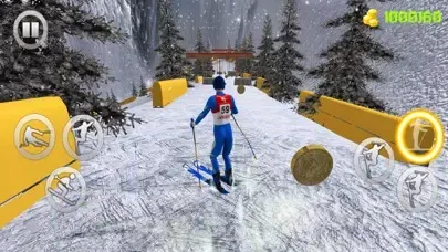 Tangkapan skrin Snow Skiing Adventure 3D
