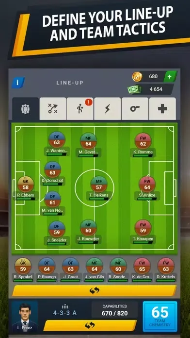 Club Manager - Soccer Game スクリーンショット