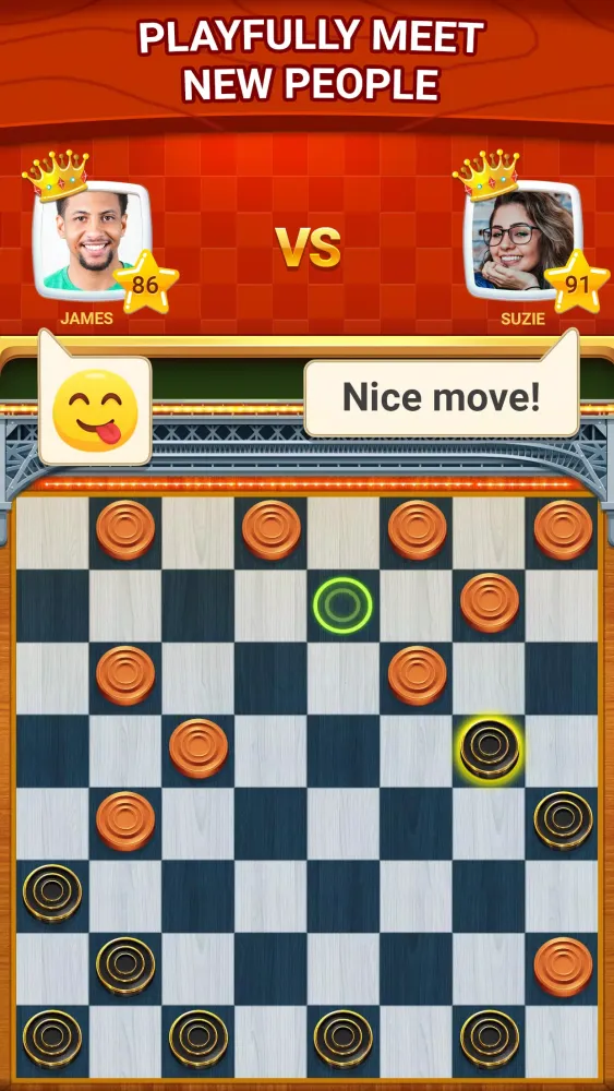 Checkers - Online & Offline स्क्रीनशॉट