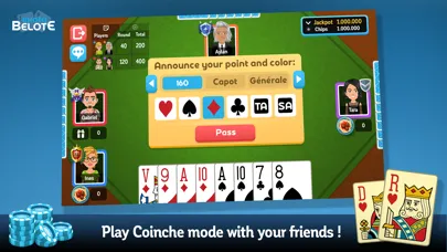 Скриншоты Belote & Coinche online